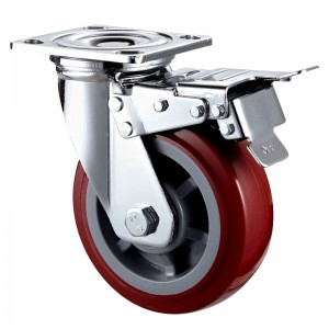 Heavy Duty - Förkromad hölje med svart TPE-hjul1