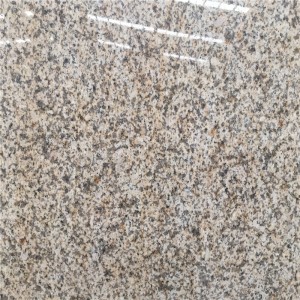 G682 dimmig rostgul granitplatta