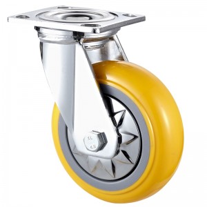 Heavy Duty - Förkromad hölje med svart TPE-hjul9