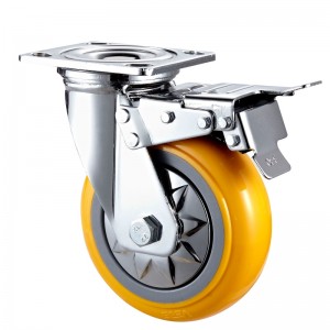 Heavy Duty - Förkromad hölje med svart TPE-hjul9