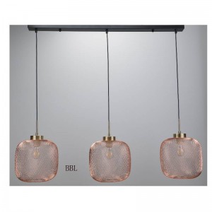 Modern pendellampa med stålskärm