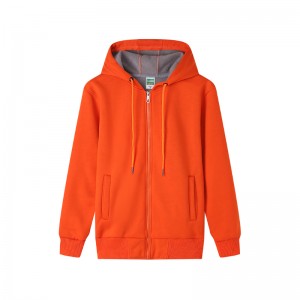 # 307-Berber Fleece Zipper Hooded