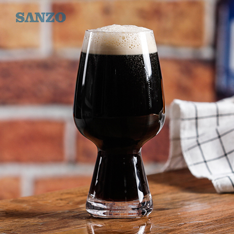 Sanzo Advertising Beer Glass med handtag Anpassad etsad logo Beer Can Glass Pepsi Beer Glass