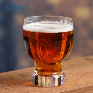 Sanzo 1000ml glas ölmugg Cola Beer Glass Cup Large Clear Glass Beer Steins