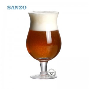 Sanzo Advertising Beer Glass Anpassade ölglas Pep Si Beer Glass