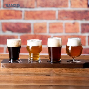 Sanzo Beer Glass Decal Beer Glass Personalized Pilsner Beer Glasses