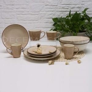 Keramisk enkel middagssats