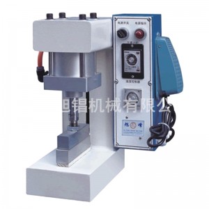 Sko som gör varmpressmaskin