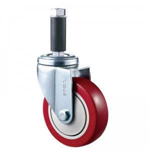 Medium Duty - Förkromad hölje med rött Diamand TPE-hjul