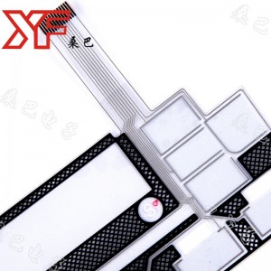 Transparent ledande membransensor