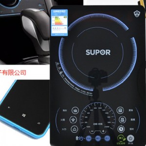 Transparent ledande membransensor