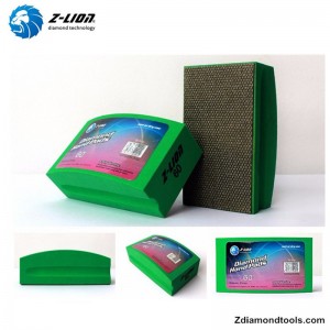 ZL-37CA elektropalterade billiga polermattor för diamanthand för marmor