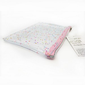 PVC-kosmetisk pung med glitter paillette