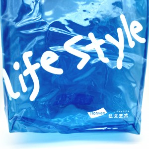 bule pvc shoppingväska