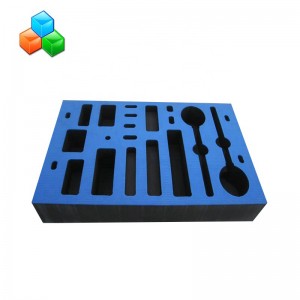 God kvalitet tillverkad i Kina design färgform eva epe svamp skuminsats för smyckeskrin skyddande leksaksinsatser i lådan