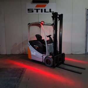 Stacker LED-säkerhet ljusblå \/ röd färg
