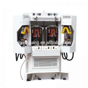 läder sportskor vamp övre tillverkning av airbag häl bakparti häl formning formning maskin