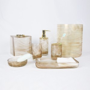 Uppenbar effekt frost Glasbadrumstillbehör