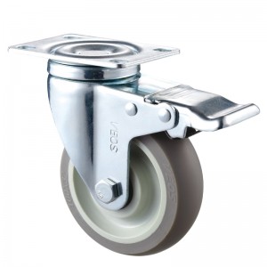 Medium Duty - Förkromad hölje med grey2 Diamand TPE-hjul