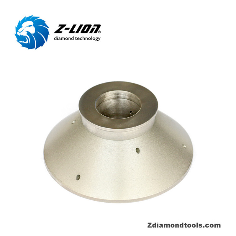 ZL-DCML 4-tums Diamond Groove-hjul för sten, betong och keramik