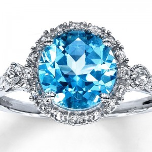 Sterling silver imitation smycken lätt saphire hänge kvinnor halsband