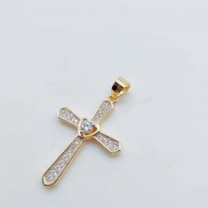 Kremationshalsband 925 sterling silverminne cubic zirconia cross hängande kremering halsband för aska