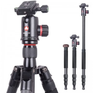 Kingjoy K2208 Travel Series Carbon Fiber Tripod with QH20 Ball Head