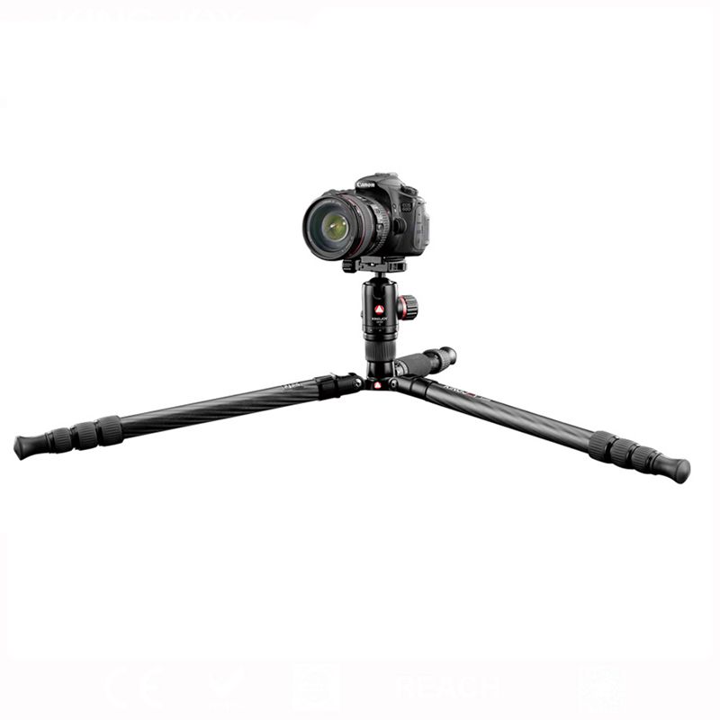 Kingjoy K2208 Travel Series Carbon Fiber Tripod with QH20 Ball Head