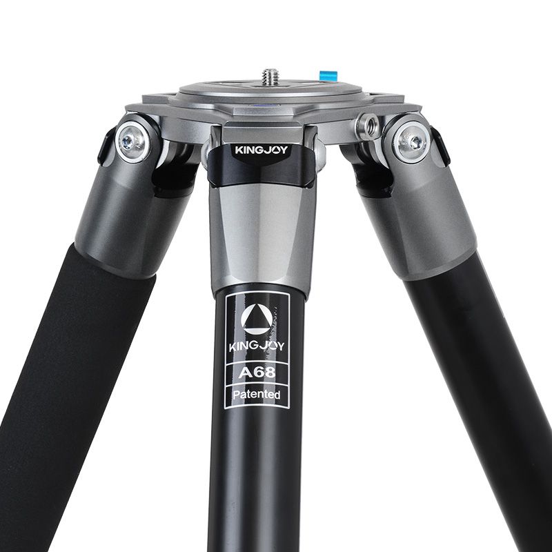 Kingjoy OEM-kameravideo Big Tube AluminiumTripod