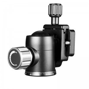 KINGJOY G0 ny design 360 graders rotationsbollhuvud med arca schweizisk snabbkopplingsplatta