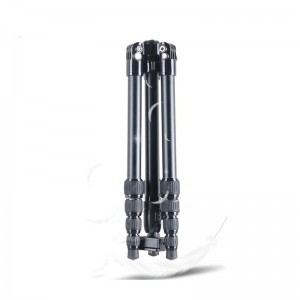 Kingjoy SF056 5 sektions fällbara stativsatser med låg vinkelfotografering och mittpelare kan användas som monopod