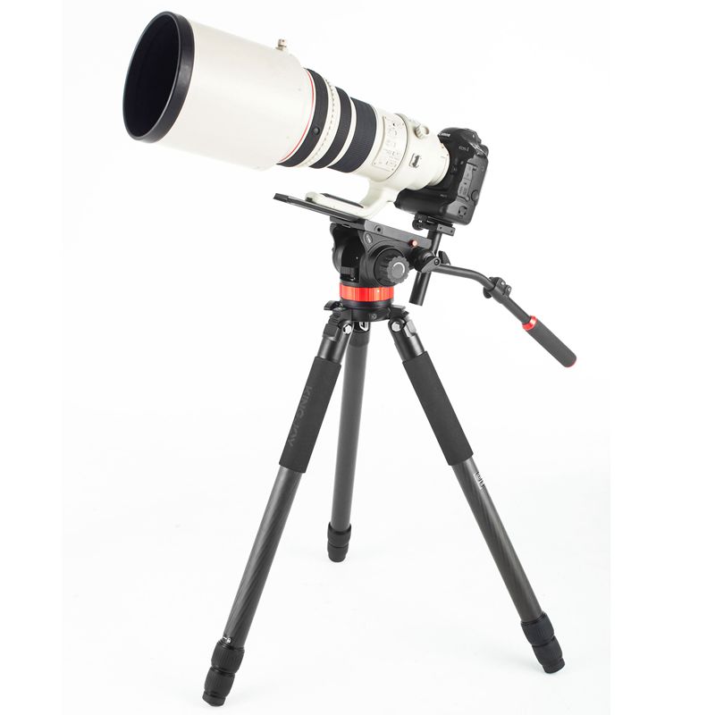 Kingjoy K5207 Heavey Duty Carbon Fiber Video and Photo Tripod