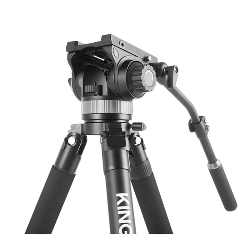 Kingjoy Professional kombinerade kraftigt videotativ K4007 för fotografisk utrustning