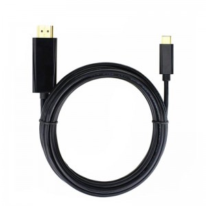 USB C till HDMI-kabel 6ft (4K @ 60Hz), USB-typ C till HDMI-kabel [Thunderbolt 3 kompatibel] för MacBook Pro 16 '' 2019\/2018\/2017, MacBook Air \/ iPad Pro 2019\/2018, Surface Book 2, Samsung S10 , och mer