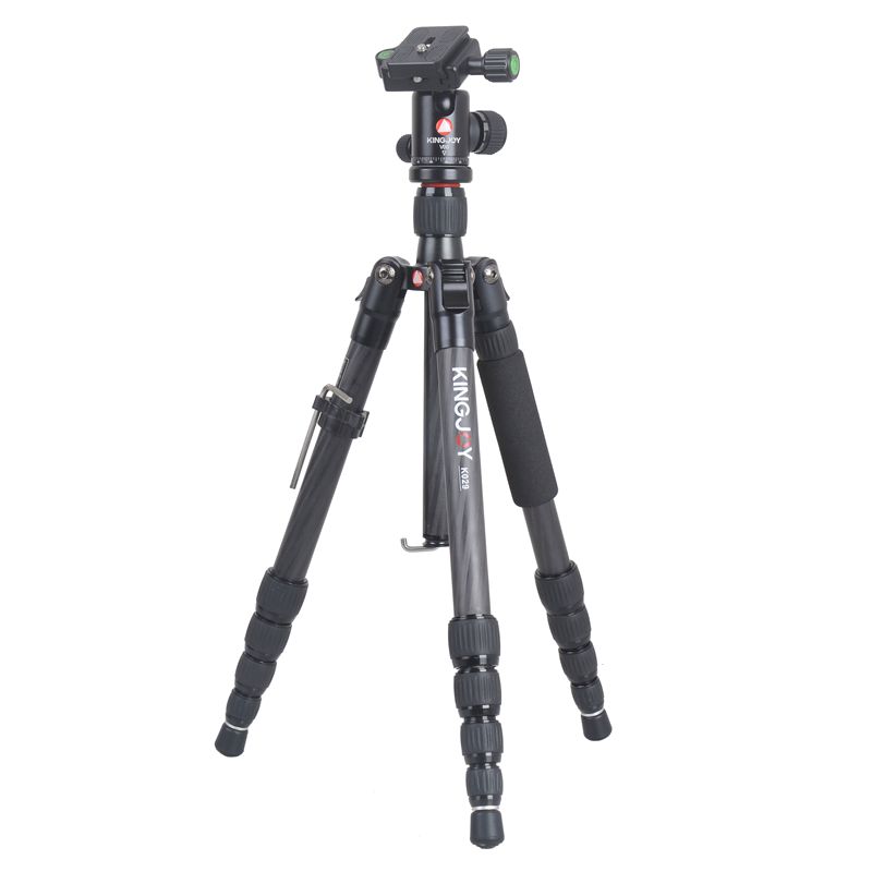 Kingjoy Anpassat märke Kingjoy Portable Aluminium photo Tripod Camera Stand with Ball Head for Digital Dslr