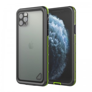 vattentät, skottsäker iphone 11 fall med undervattens- ipod-fall iphone 11 vattentät fodral (svart) med genomskinligt ryggskydd