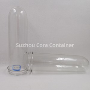 65mm 240g Halsstorlek 72mm Plasitc Pet Preform för oljedricksvatten