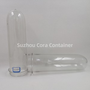 65mm 250g Halsstorlek 72mm Plasitc Pet Preform för oljedricksvatten