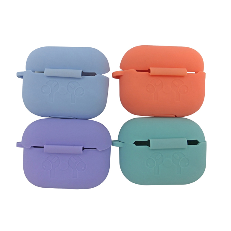 Silicone Wireless Earphone Carrying Case for Airpods Pro