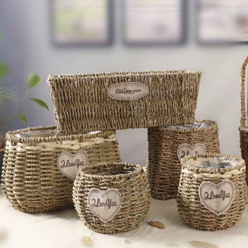 Korgen för lagring av havsgräs