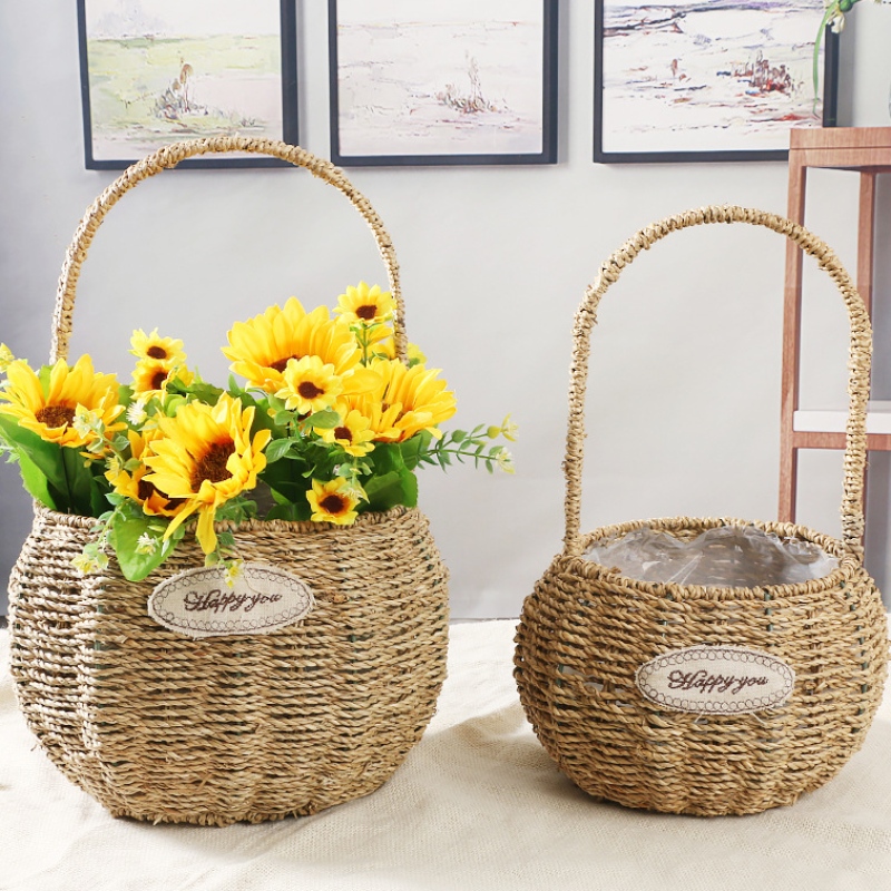 Korgen för lagring av havsgräs