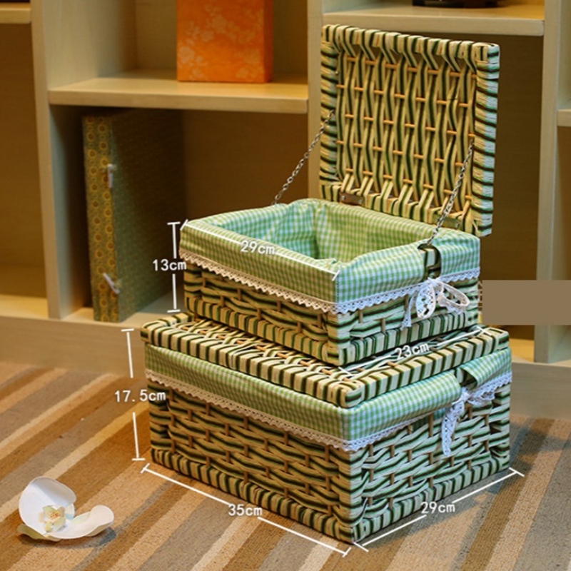 Korgen för radlagring med lock