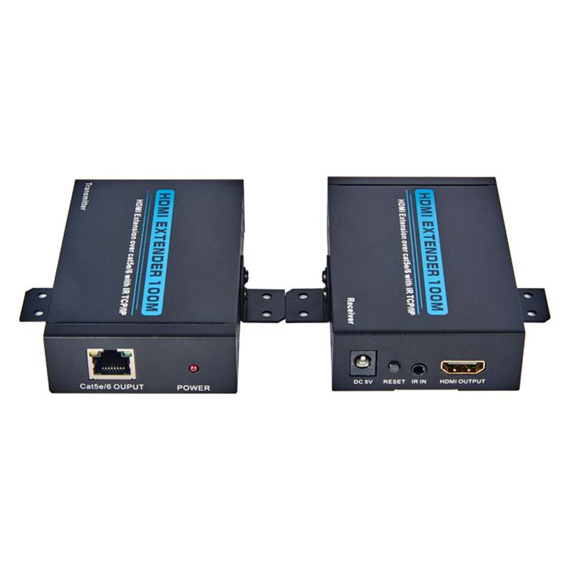 V1.3 HDMI Extender 100m över en enkel cat5e/6 kabel- stöd Hel HD 1080P
