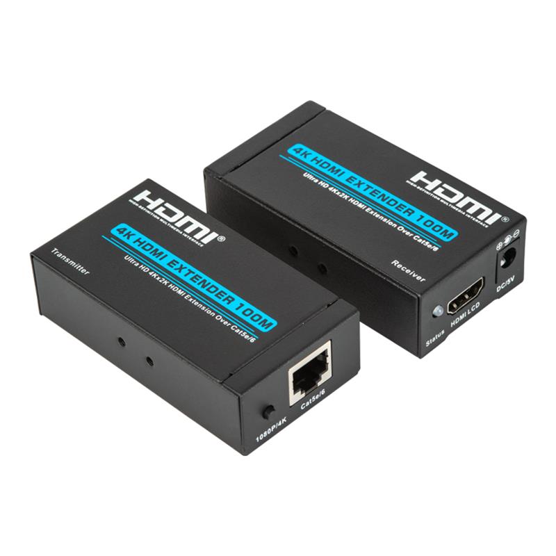 V1.4 4K HDMI Extender 100m över en enkel cat5e/6 kabel Support Ultra HD 4K2K/30Hz