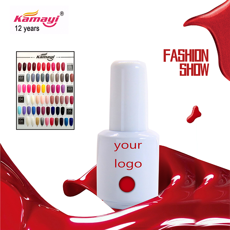 Kamayi blötläggning 8 ml färg gel nagelkonst billig högkvalitativ canny blötläggning nagelförsörjning 60 färger led nagellack polish