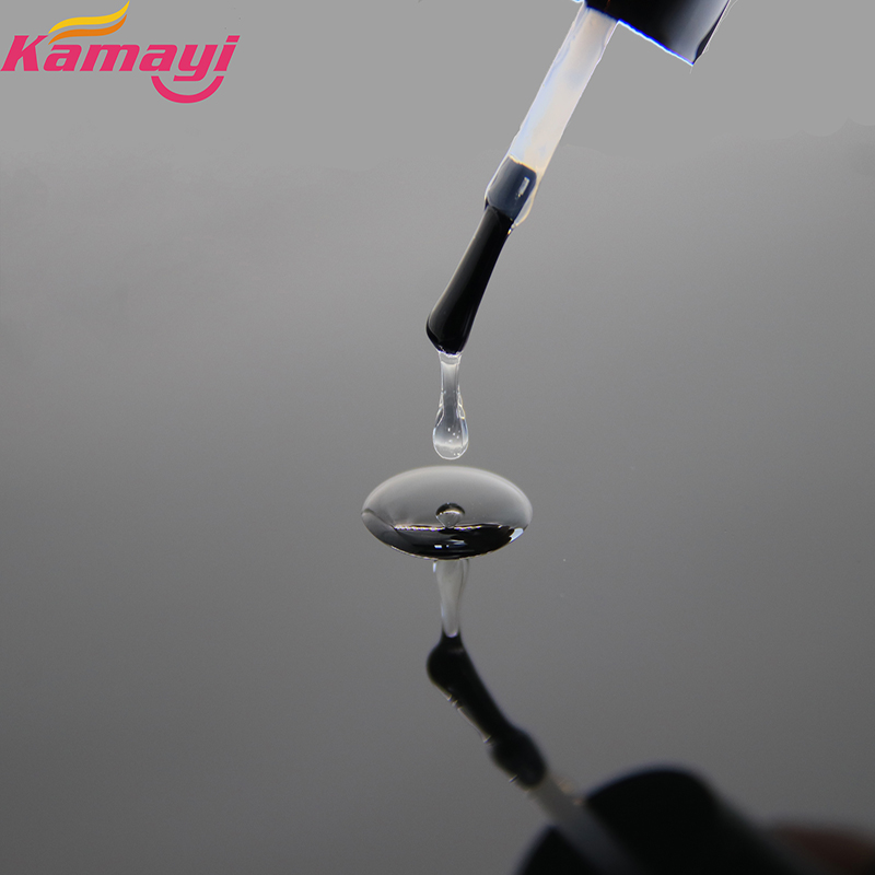 2019 nya 15 ml Kamayi härdat högglans långvarig ingen torka topplack nagellackpolska suga av uv gel privat min etikett