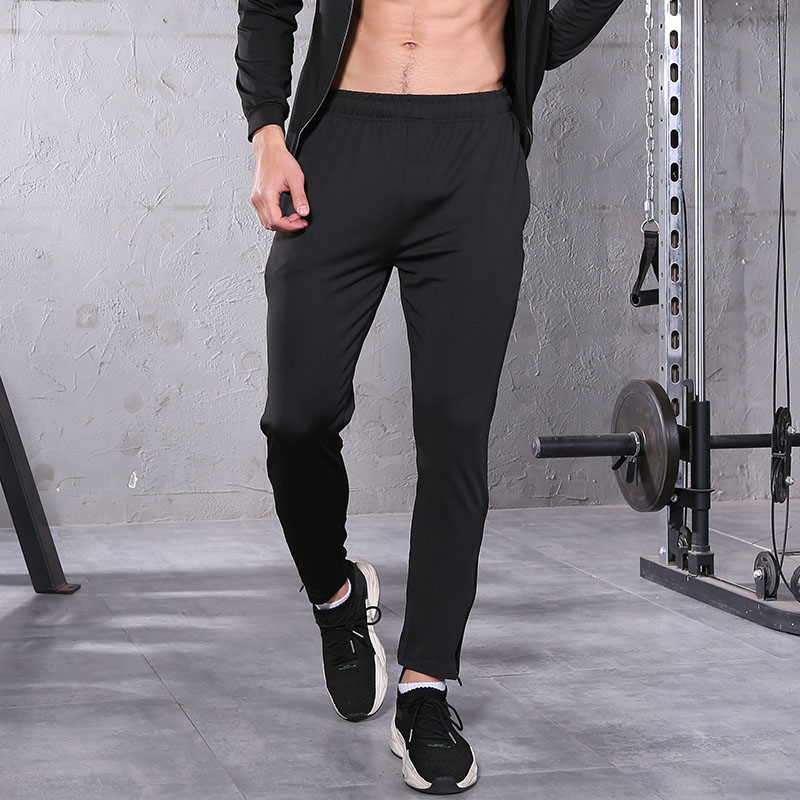 FDMM024-Mens Gym Jogger Pants med Zipper Pocket