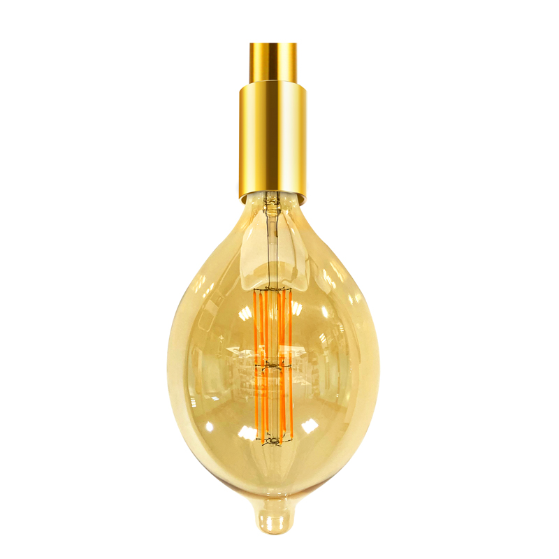 C125 Amber 3.3 watt 2100k 170 ljusglödlampa med ljuskolv från ljusstången med ljusglödtråd