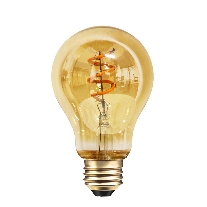 C125 Amber 3.3 watt 2100k 170 ljusglödlampa med ljuskolv från ljusstången med ljusglödtråd