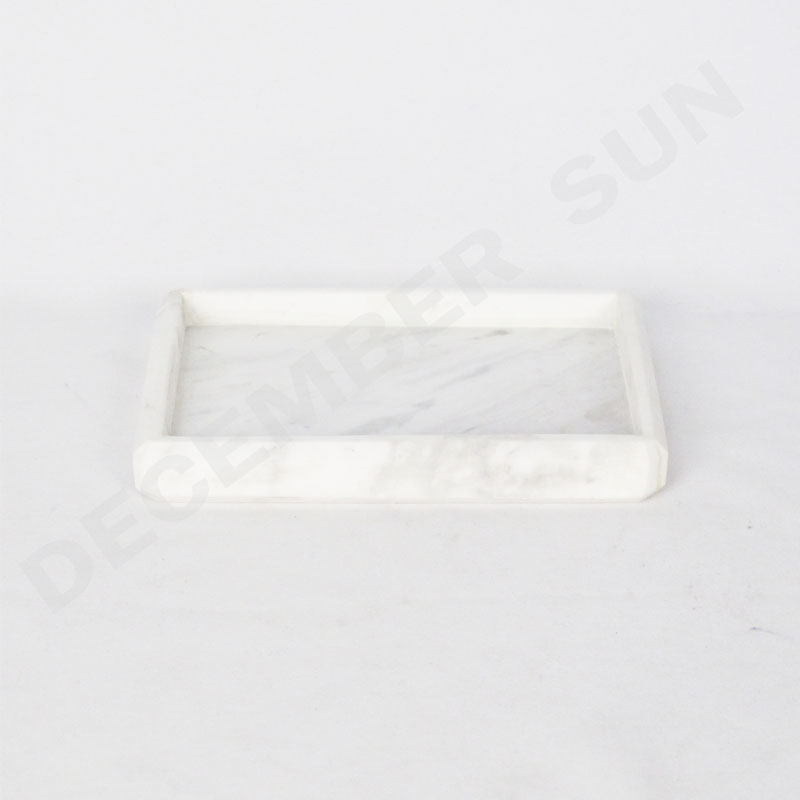 Handgjord uppsättning för vit marmor